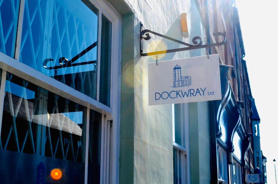 Dockwray Ltd External of office showing the front door